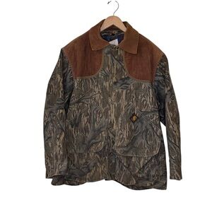 VINTAGE Carhartt Blanket Lined Camo Hunting 80s 90s Mossy Jacket Size XXL